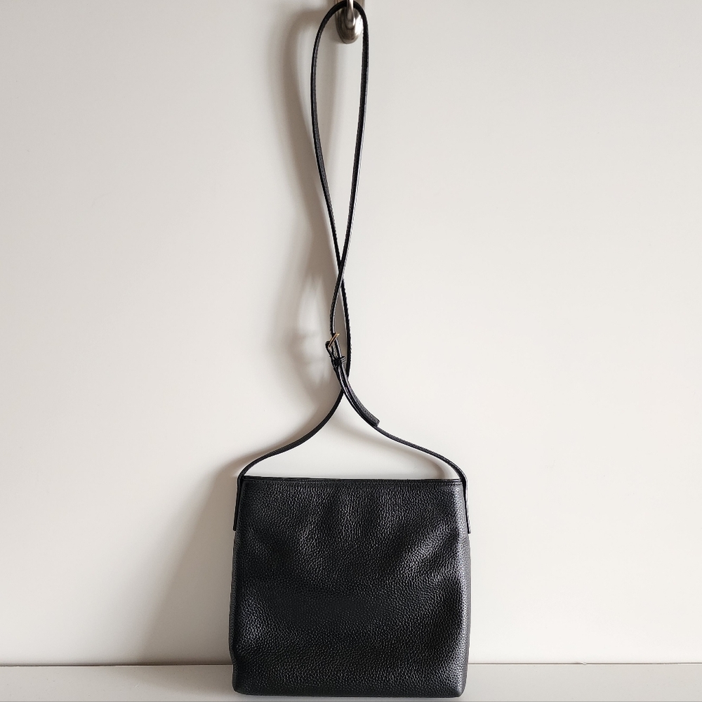 Kate Spade Black Pebble Leather Chester Street Dessi Crossbody Bag Purse - Picture 4 of 11